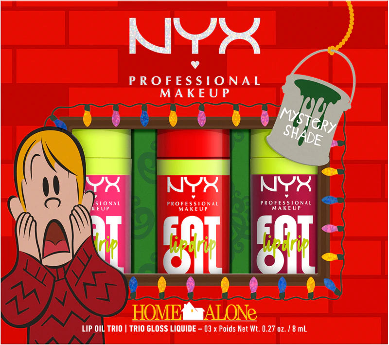 NYX Professional Makeup Home Alone Fat Oil Lip Drip Trio