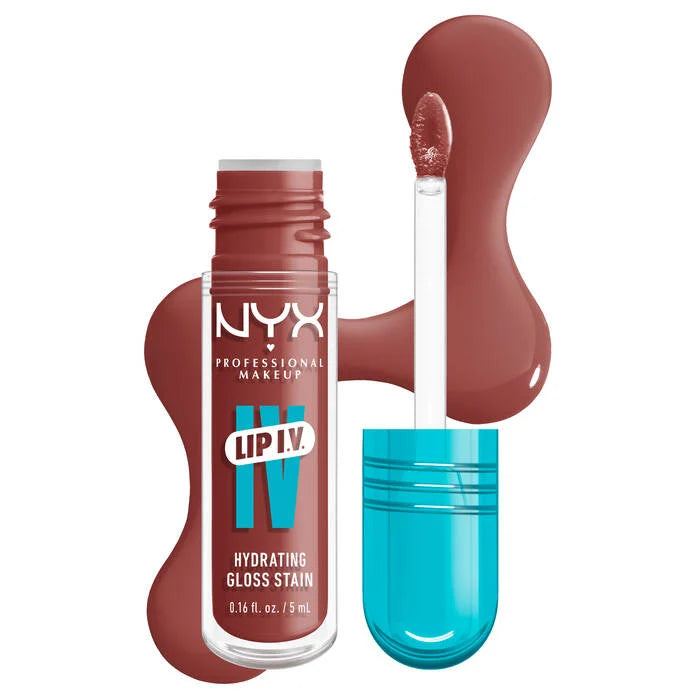 NYX Lip I.V. Hydrating Lip Gloss Stain - Khayest
