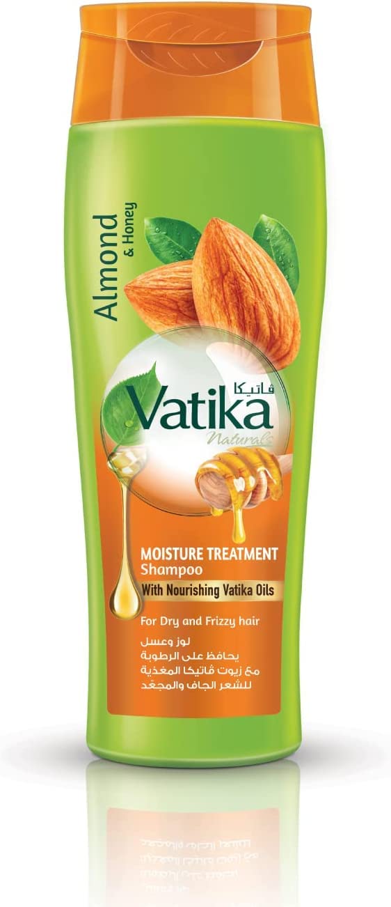 Vatika Almond & Honey Moture Treatment Hair Shampoo For Dry & Frizzy Hair 360ml - Khayest