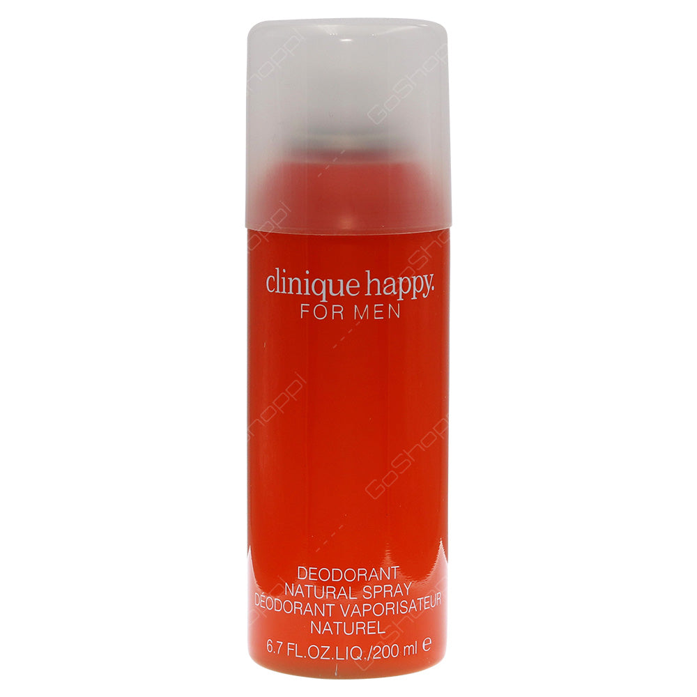 Clinique Happy Body Spray for Men 200ml - Khayest