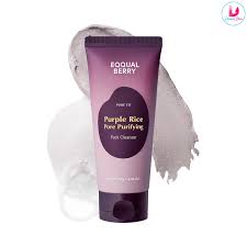 EQQUAL BERRY PURPLE RICE PORE PURIFYING CLEANSER 130g