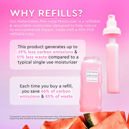 Glow Recipe Water Melon Glow Pink Juice Refill Moisturizer 50ml
