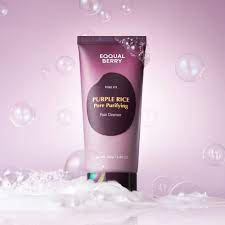 EQQUAL BERRY PURPLE RICE PORE PURIFYING CLEANSER 130g