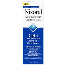 Nizoral 2 in 1 Anti-Dandruff Hair Shampoo+Conditioner 400Ml - Khayest