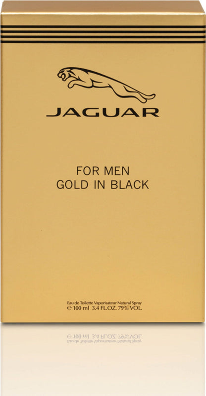 Jaguar For Men Gold In Black Eau de Toilette Natural Spray 100ml - Khayest