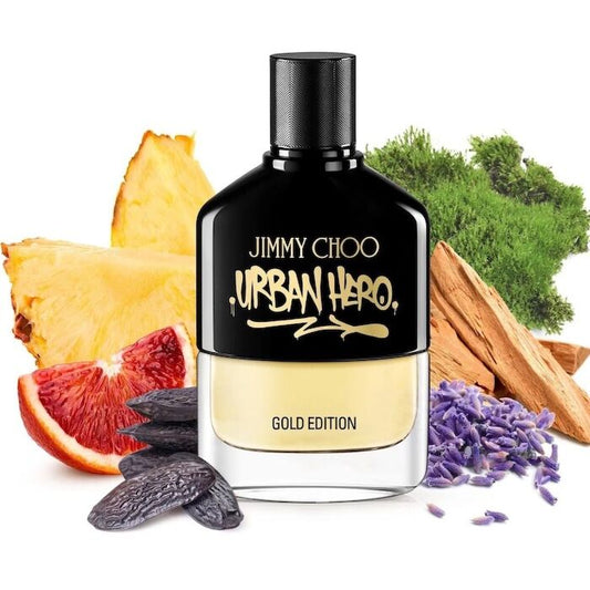JIMMY CHOO Urban Hero Gold Edition EDP Perfume For Men 100ml - Khayest