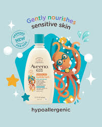 Aveeno Kids' Bubble Bath for Sensitive Skin 568ml - Khayest
