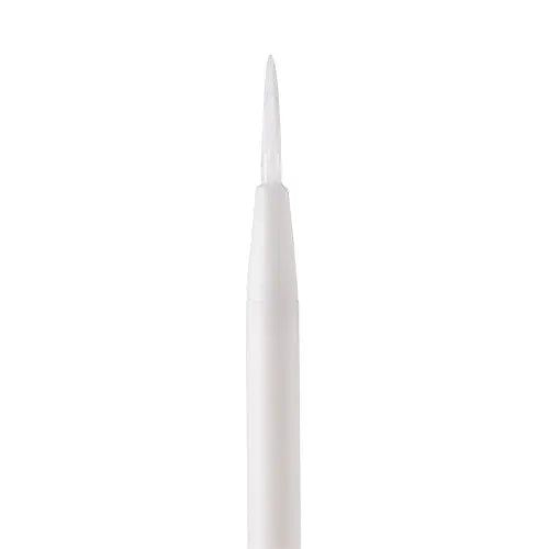 White makeup brush on a white background
