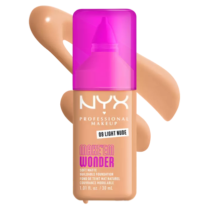 NYX Professional Makeup Make ’Em Wonder Soft Matte Buildable Foundation
