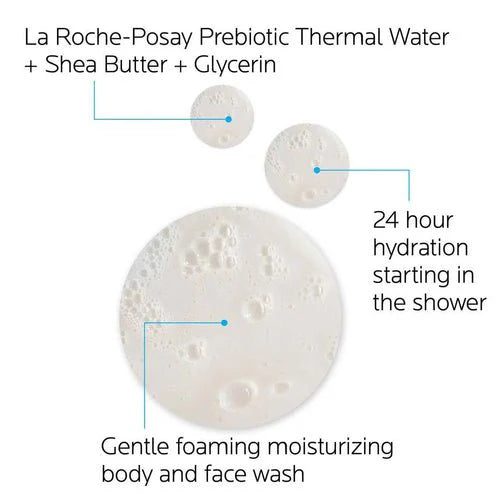 La Roche Posay Lipikar Gentle Foaming Face and Body Moisturizing Wash 400ml - Khayest