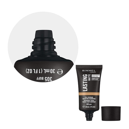 Rimmel London Lasting Finish Full Coverage Matte Foundation 30ml