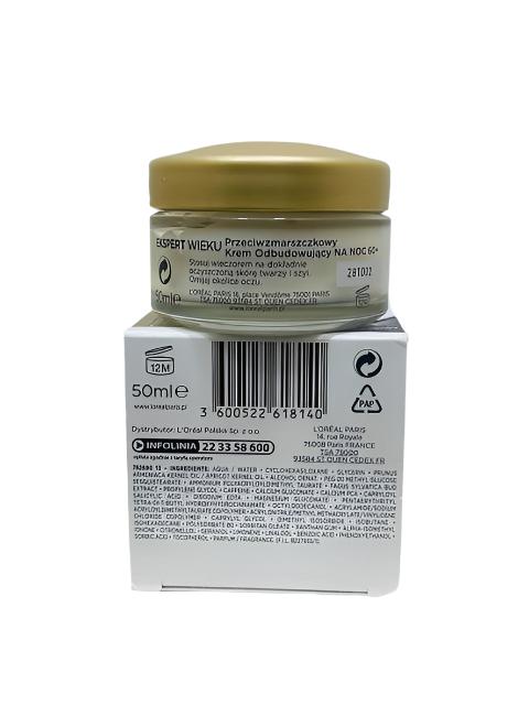 Loreal Paris Age Expert Rebuilding Anti Wrinkle Night Cream 50ml - Khayest