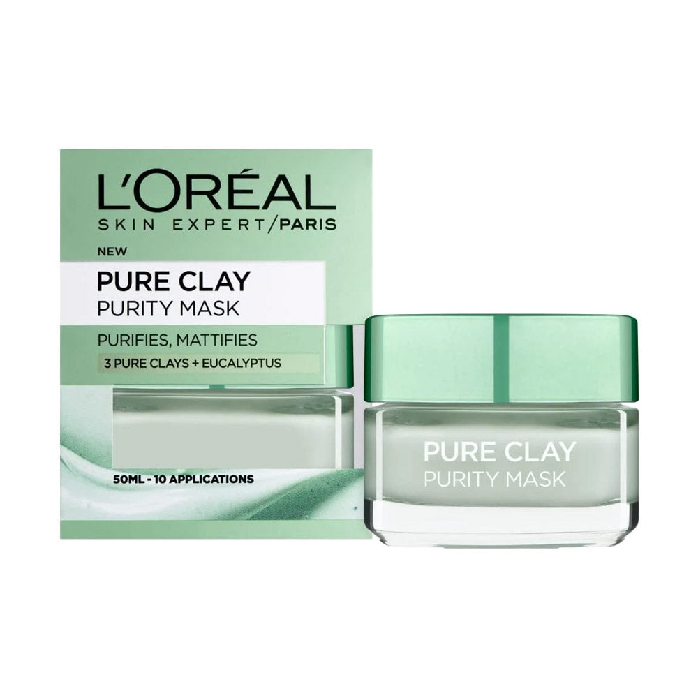 Loreal Pure Clay Purifying and Mattifying Face Mask 50ml