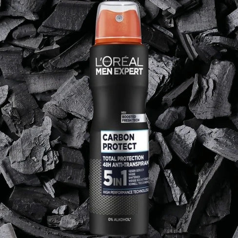 L'Oréal Men Expert Carbon Protect 5 in 1 Deodorant Body Spray - Khayest