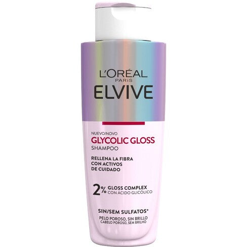 L'Oréal Elvive Glycolic Gloss Shampoo 200ml - Khayest