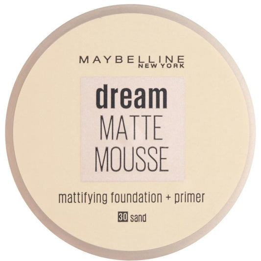 Maybelline Dream Matte Mousse Mattifying Foundation and Primer - Khayest