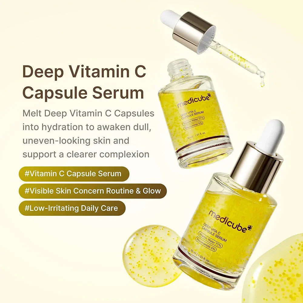 Medicube Deep Vita C Capsule Serum 30ml - Khayest