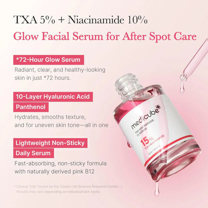 Medicube TXA Niacinamide 15 Face Serum 30ml - Khayest