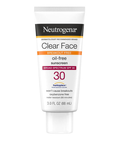 Neutrogena clear face oil free sunscreen spf 30 - Khayest