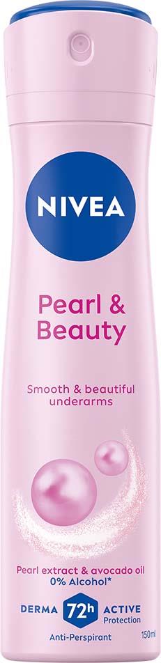 Nivea Pearl & Beauty Smooth and Beautiful Underarms Deodorant Spray 150ml - Khayest