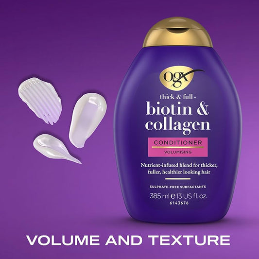 OGX Thick & Full + Biotin & Collagen Hair Conditioner  385ml