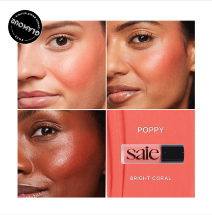 SAIE Blendable Liquid Cheek Dew Blush - Khayest