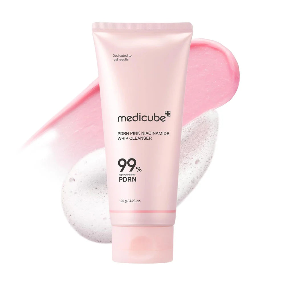 Medicube PDRN Pink Niacinamide Whip Cleanser 120g - Khayest