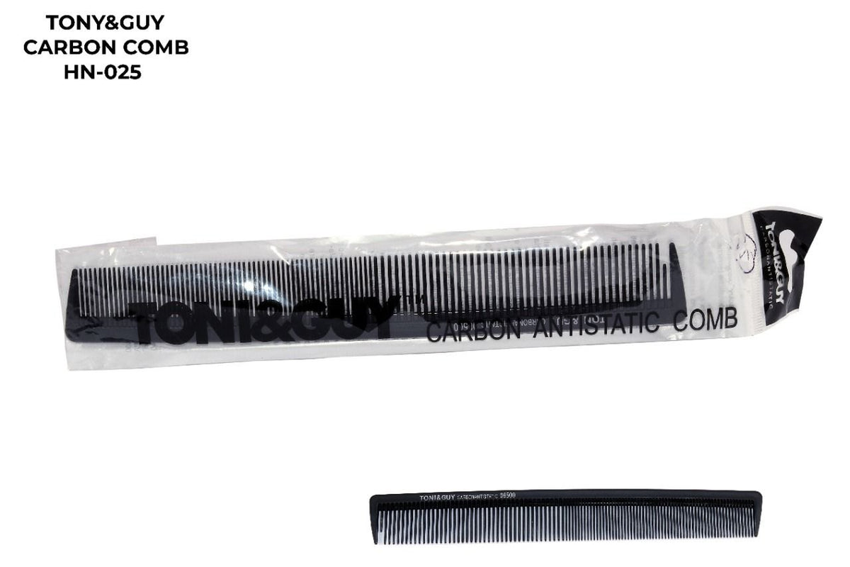 Toni & Guy Carbon Antistatic Combs – Professional Hair Styling Combs
