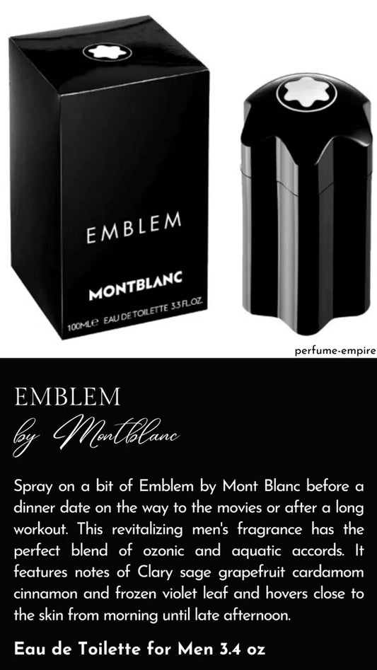 Mont Blanc Emblem EDT Perfume for Men 100ml - Khayest