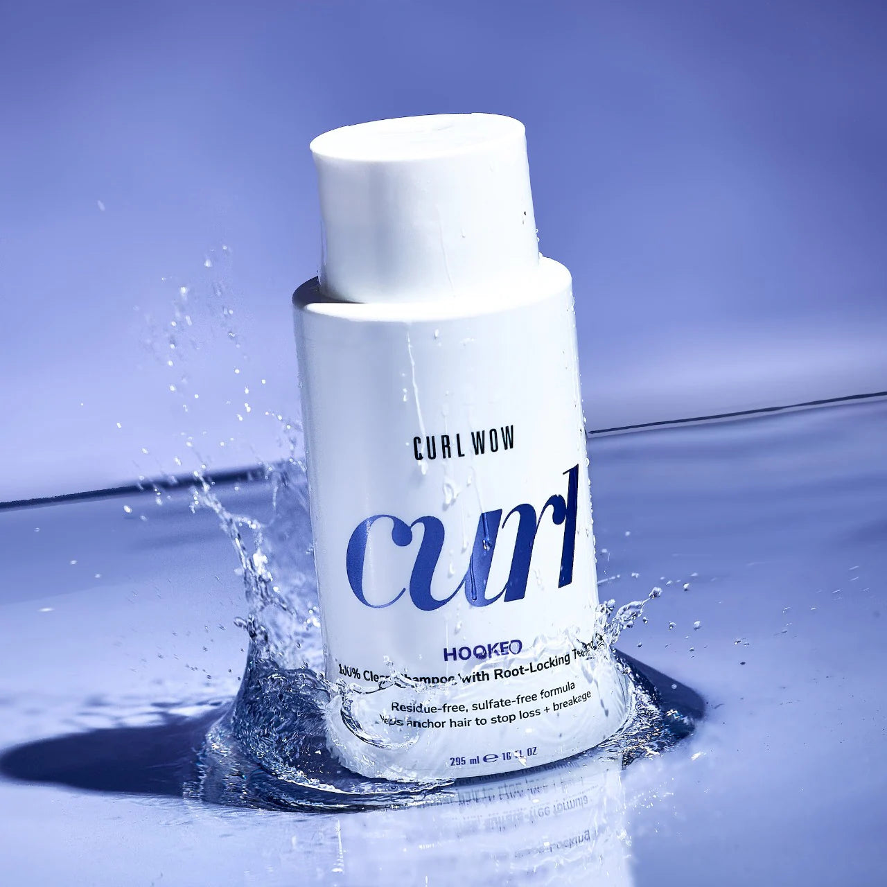 Curl Wow Hooked Shampoo 295ml – Deep-Clean, Sulfate-Free Curl Shampoo