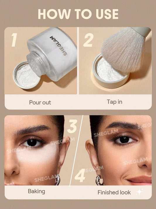 SHEGLAM Blur In A Bottle Face Loose Setting Powder - Khayest