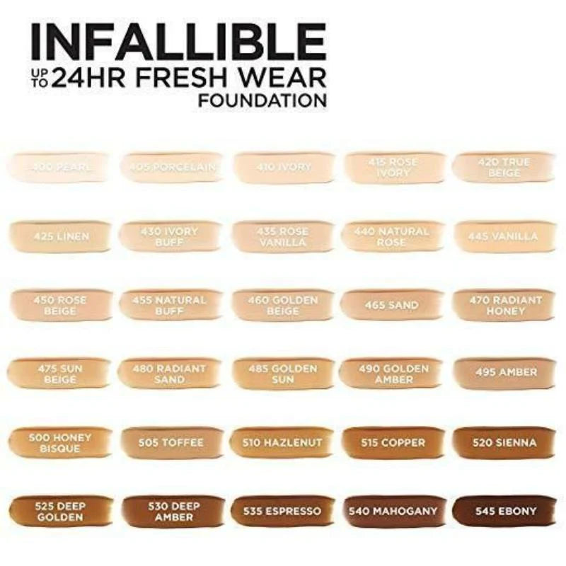 L'Oreal Paris Infallible Up to 24Hour Fresh Wear Lightweight Foundation