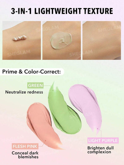 Sheglam Triple Threat Correcting Primer 30ml - Khayest
