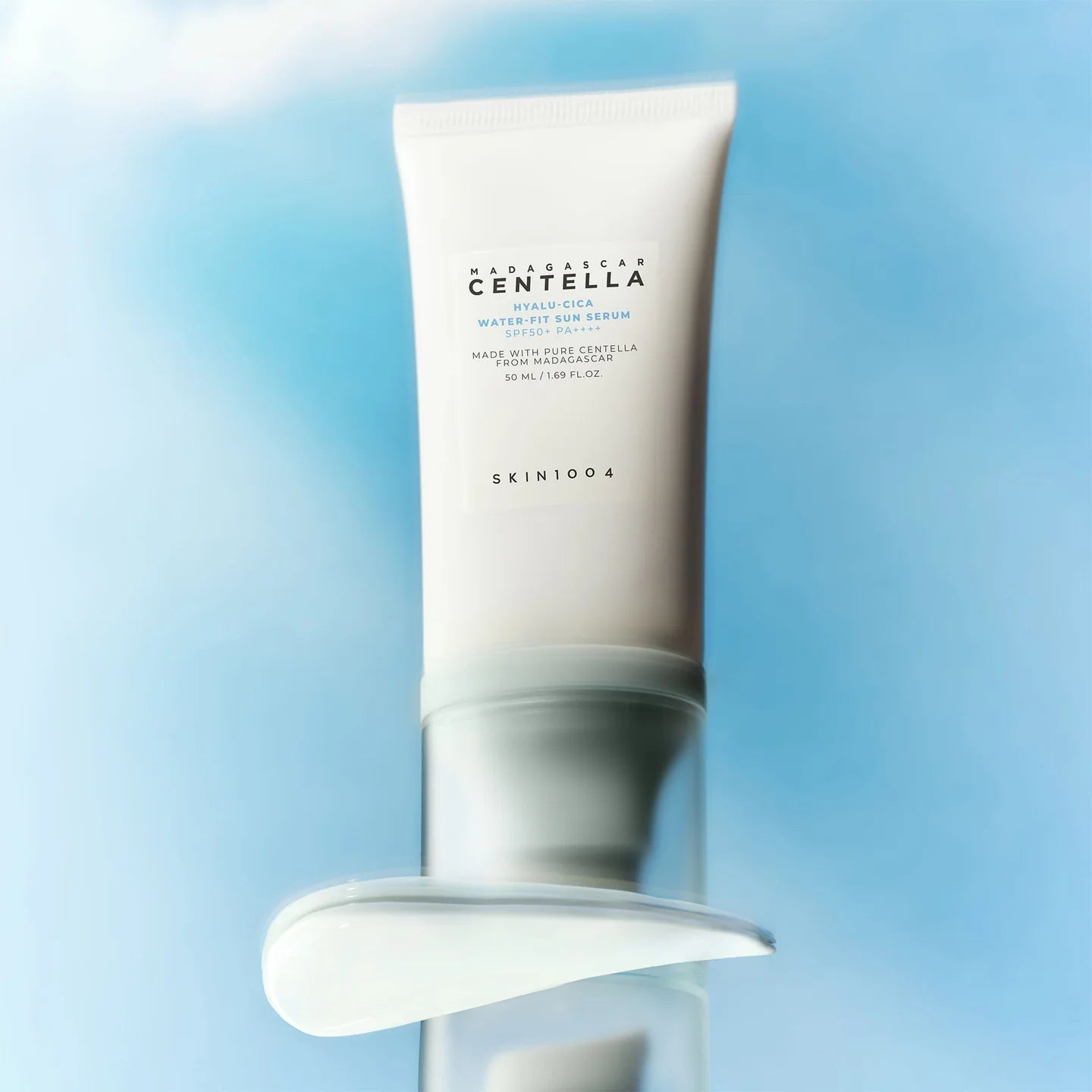 SKIN1004 Centella Madagascar Hyalu-Cica Water-Fit Sun Serum SPF50+ PA++++ Sunblock 50ml - Khayest