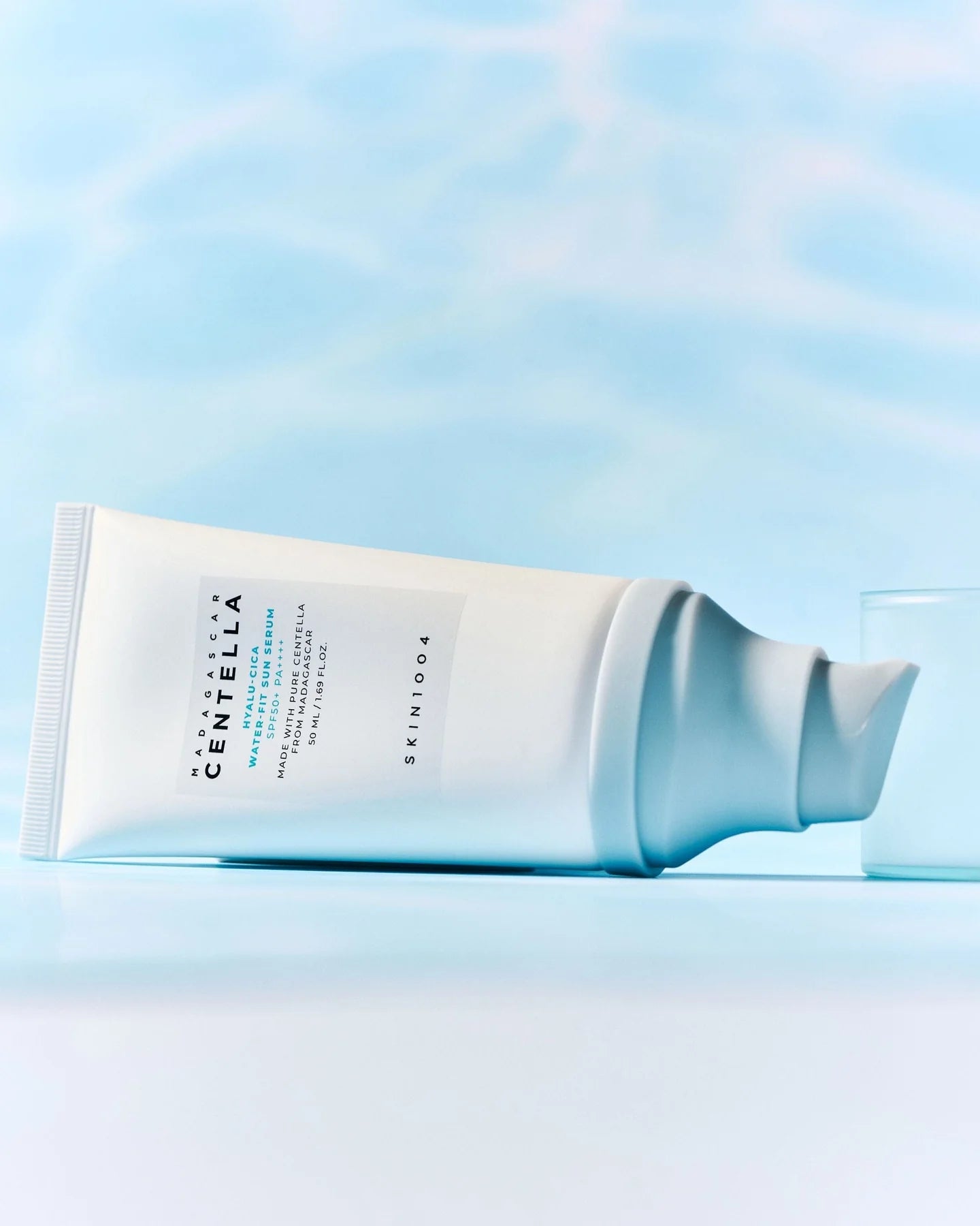 SKIN1004 Centella Madagascar Hyalu-Cica Water-Fit Sun Serum SPF50+ PA++++ Sunblock 50ml - Khayest