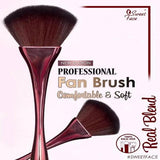 Sweet Face Professional Soft & Comfort Fan Brush  Real Blend