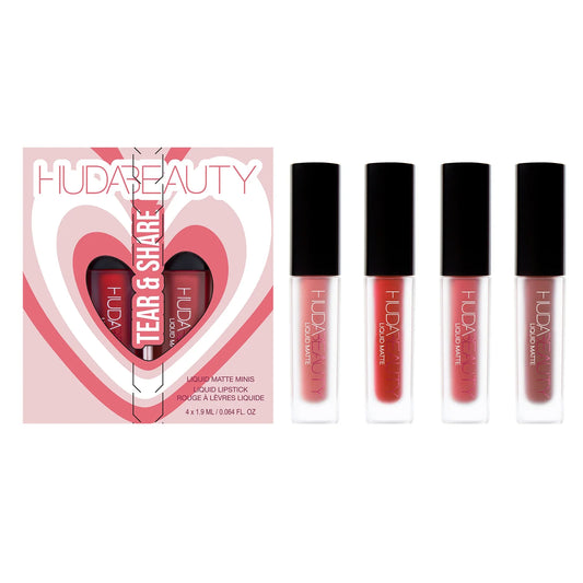 Huda Beauty Tear and Share Liquid Matte Minis Lipstick - Khayest