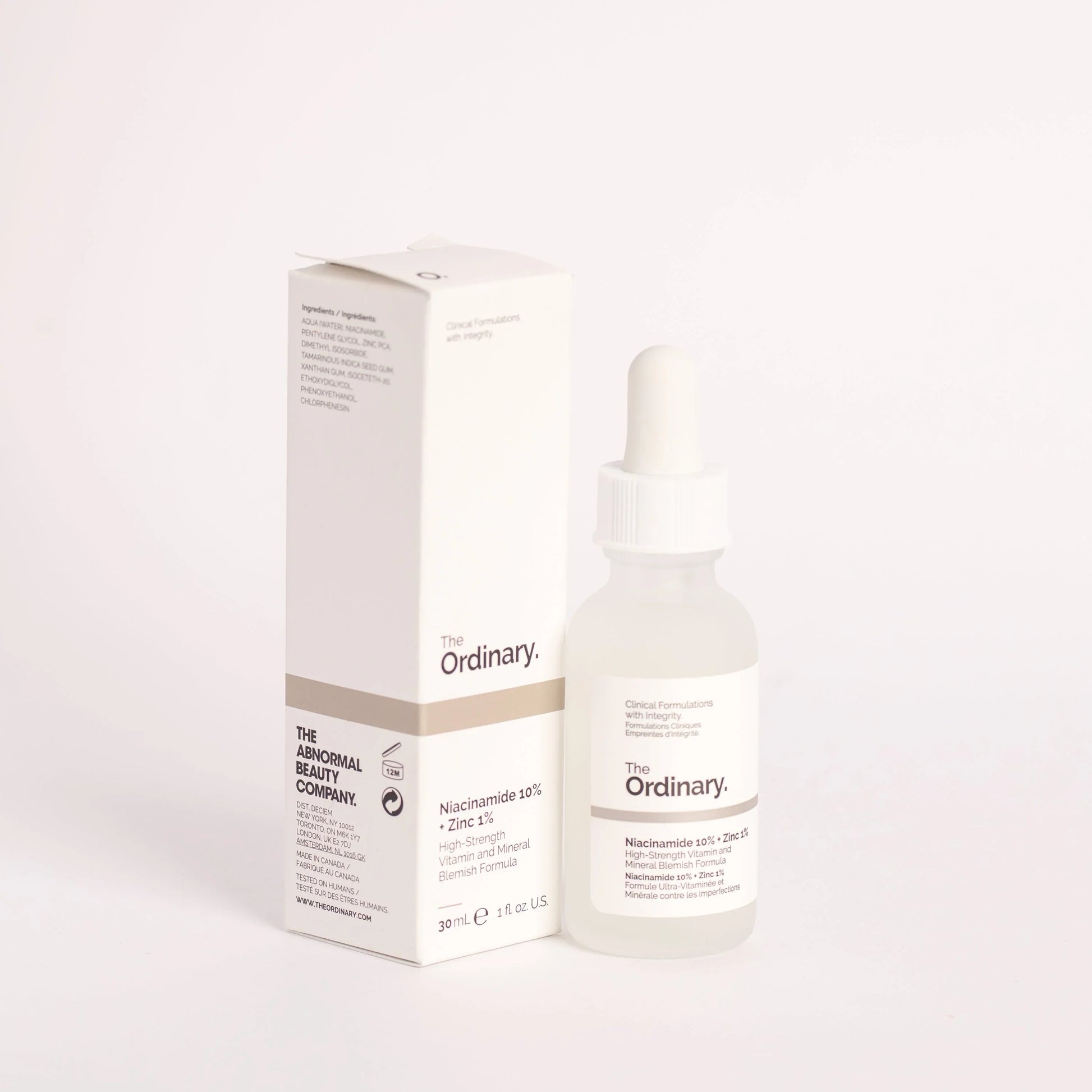 The Ordinary Niacinamide 10% + Zinc 1% face serum 30ml - Khayest