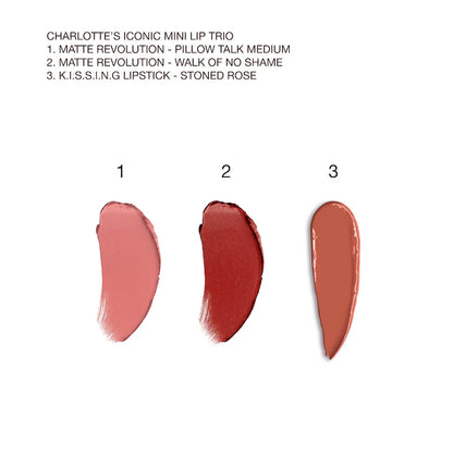 Charlotte Tilbury Iconic Mini Lip Trio Kit - Khayest