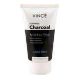 Vince Activated Charcoal Scrub Facewash 120ml
