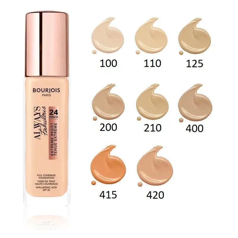 Bourjois Always Fabulous Extreme Resist 24hr Foundation 30ml - Khayest