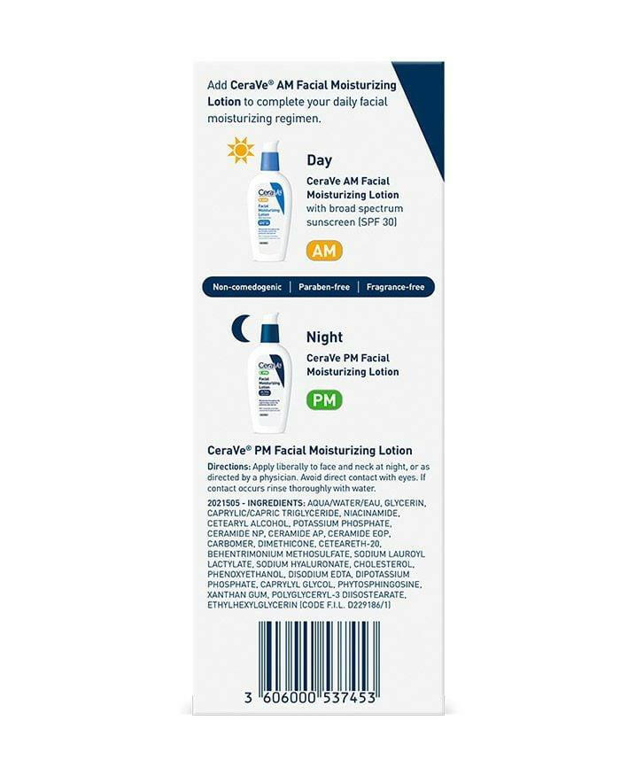 PM Facial Moisturizing Lotion by Cerave 89ml - Khayest